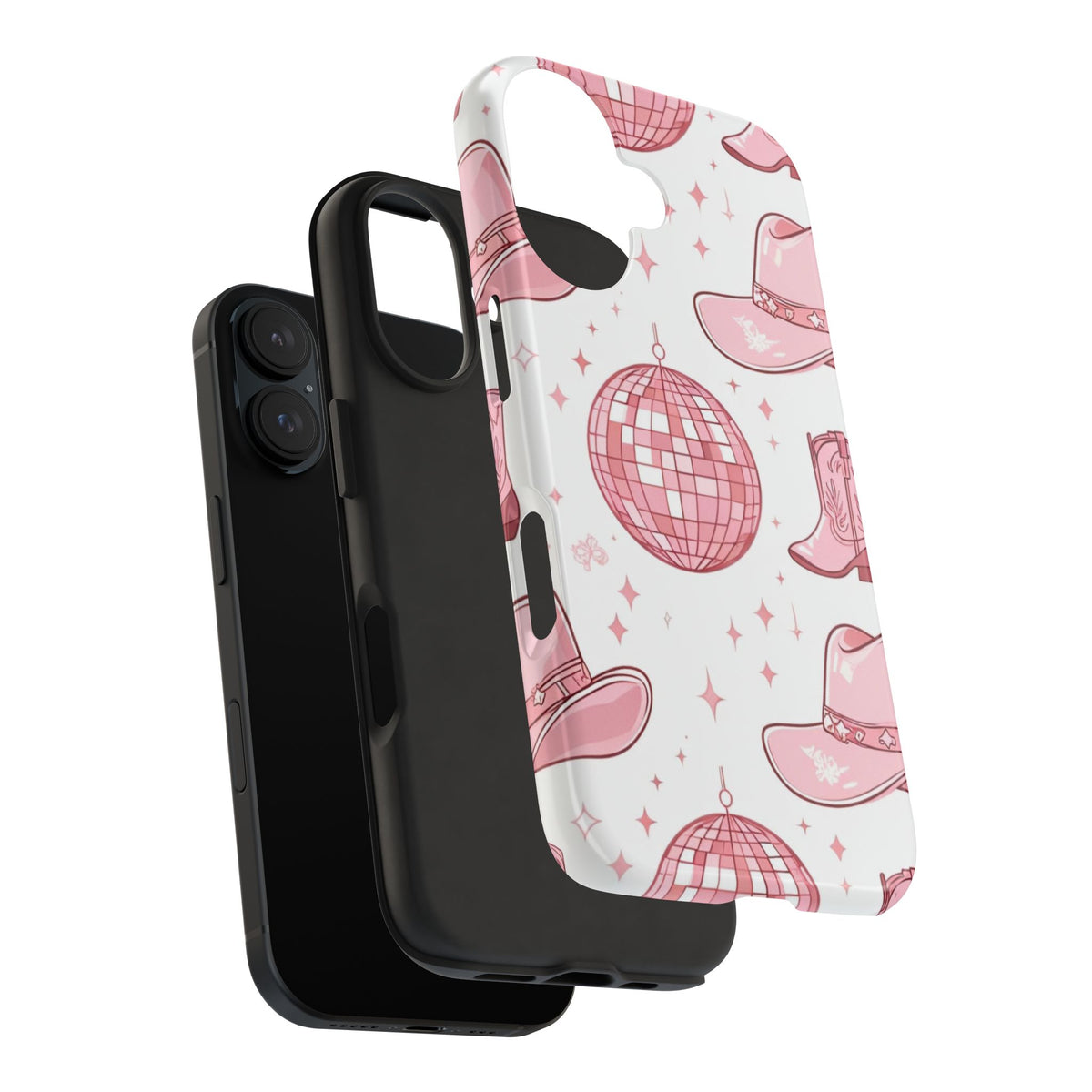 Pink Cowgirl Disco Phone Case