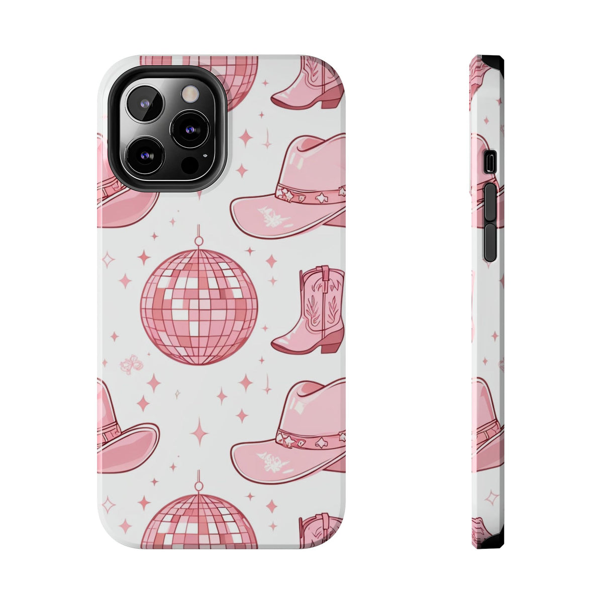 Pink Cowgirl Disco Phone Case