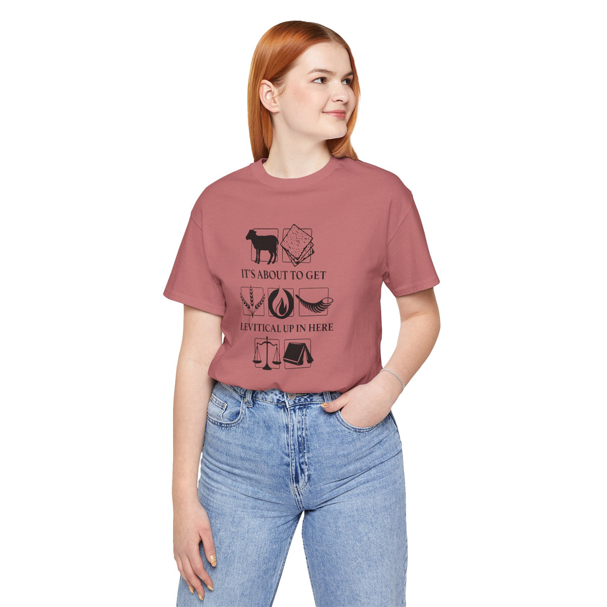 Levitical Up In Here T-Shirt — Funny Bible Symbols Tee
