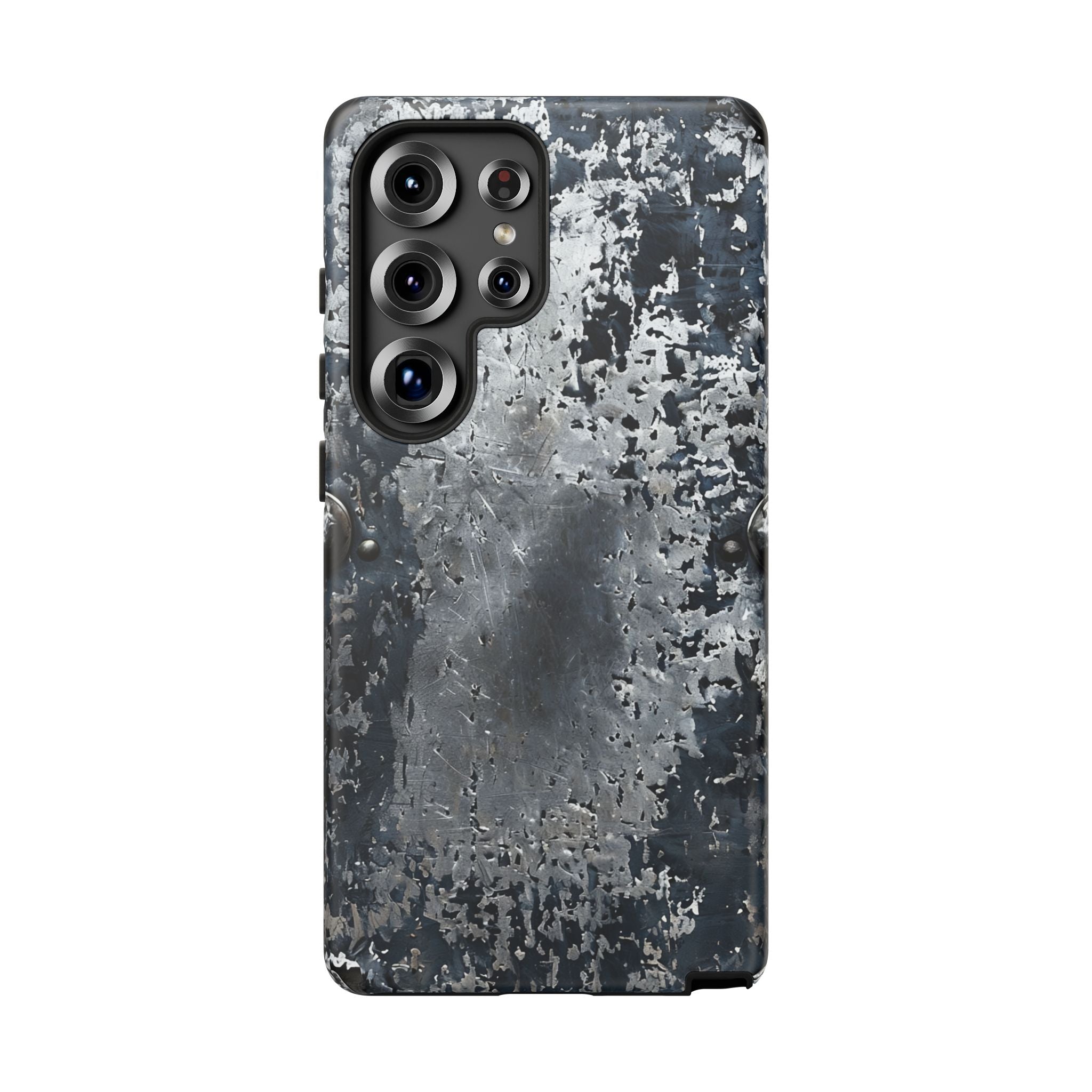 Rugged Rusted Metal Phone Case — Industrial Distressed Armor for iPhone