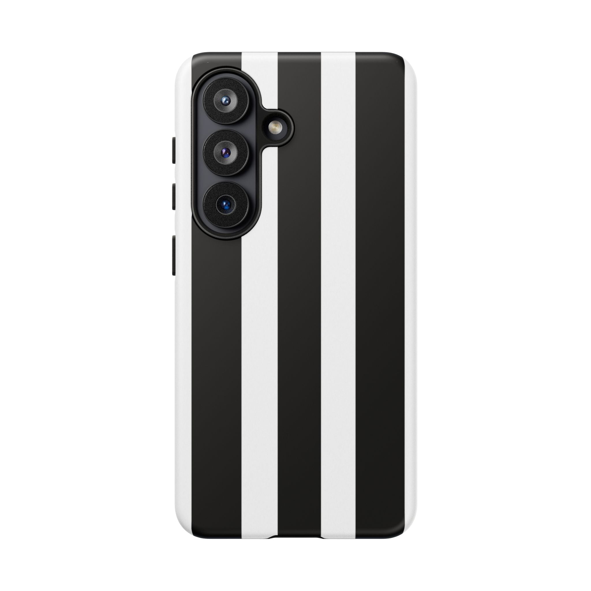 Black & White Vertical Stripe Phone Case — Tough Protective iPhone Cover