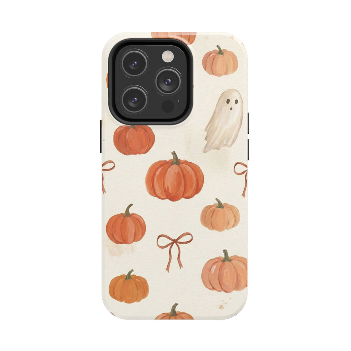 Pumpkin Ghost Phone Case – Cute Halloween Fall Pattern