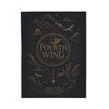 Fourth Wing Velveteen Plush Blanket — Fantasy Book-Lover Throw