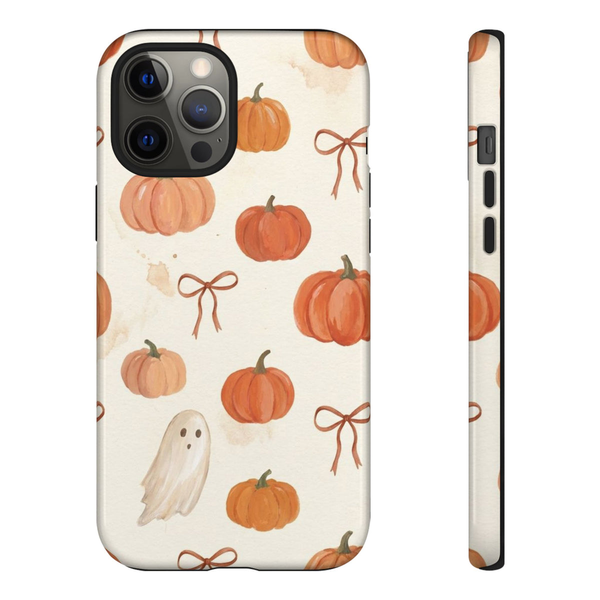 Autumn Pumpkin Ghost Tough Phone Case