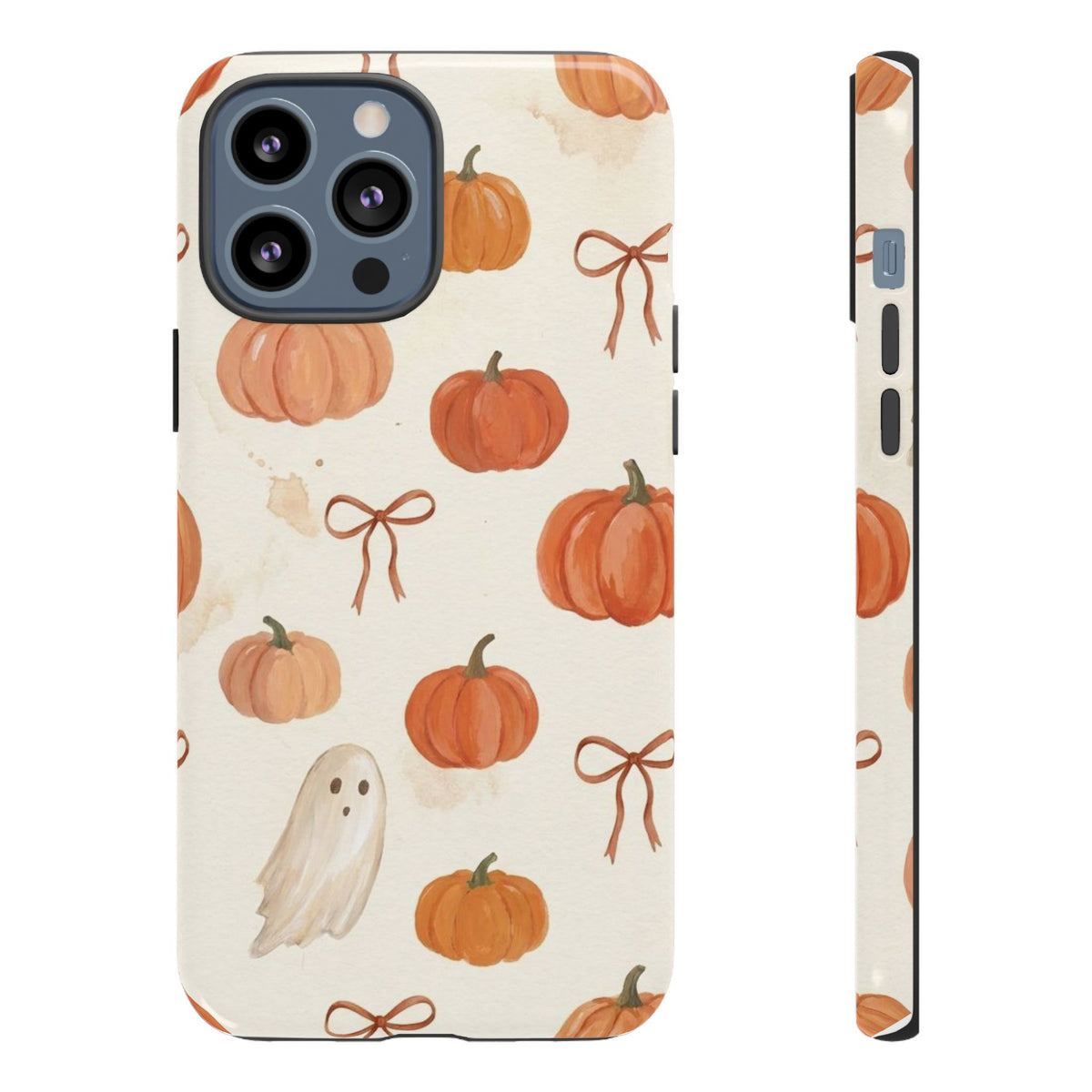 Autumn Pumpkin Ghost Tough Phone Case