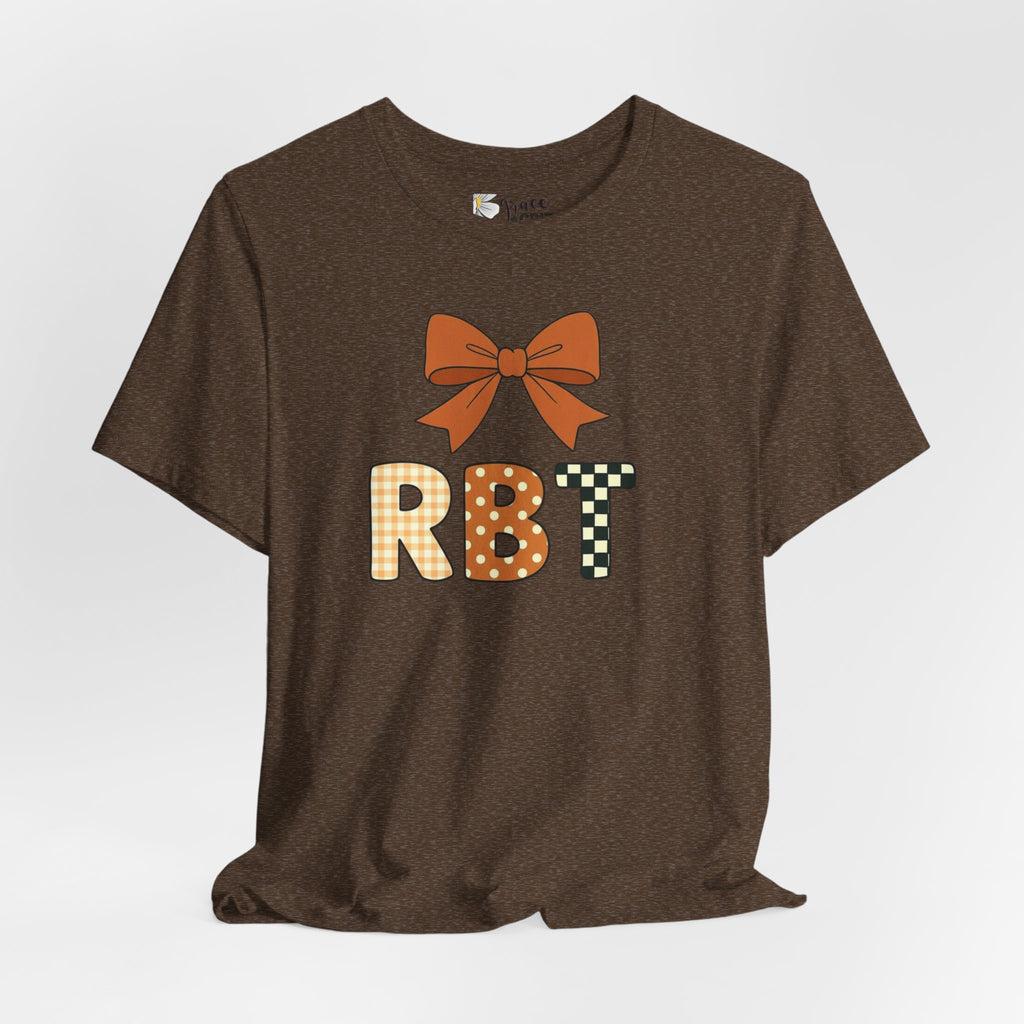 RBT Patch Letters Tee | Bow Monogram Shirt, Checkered & Gingham Initials