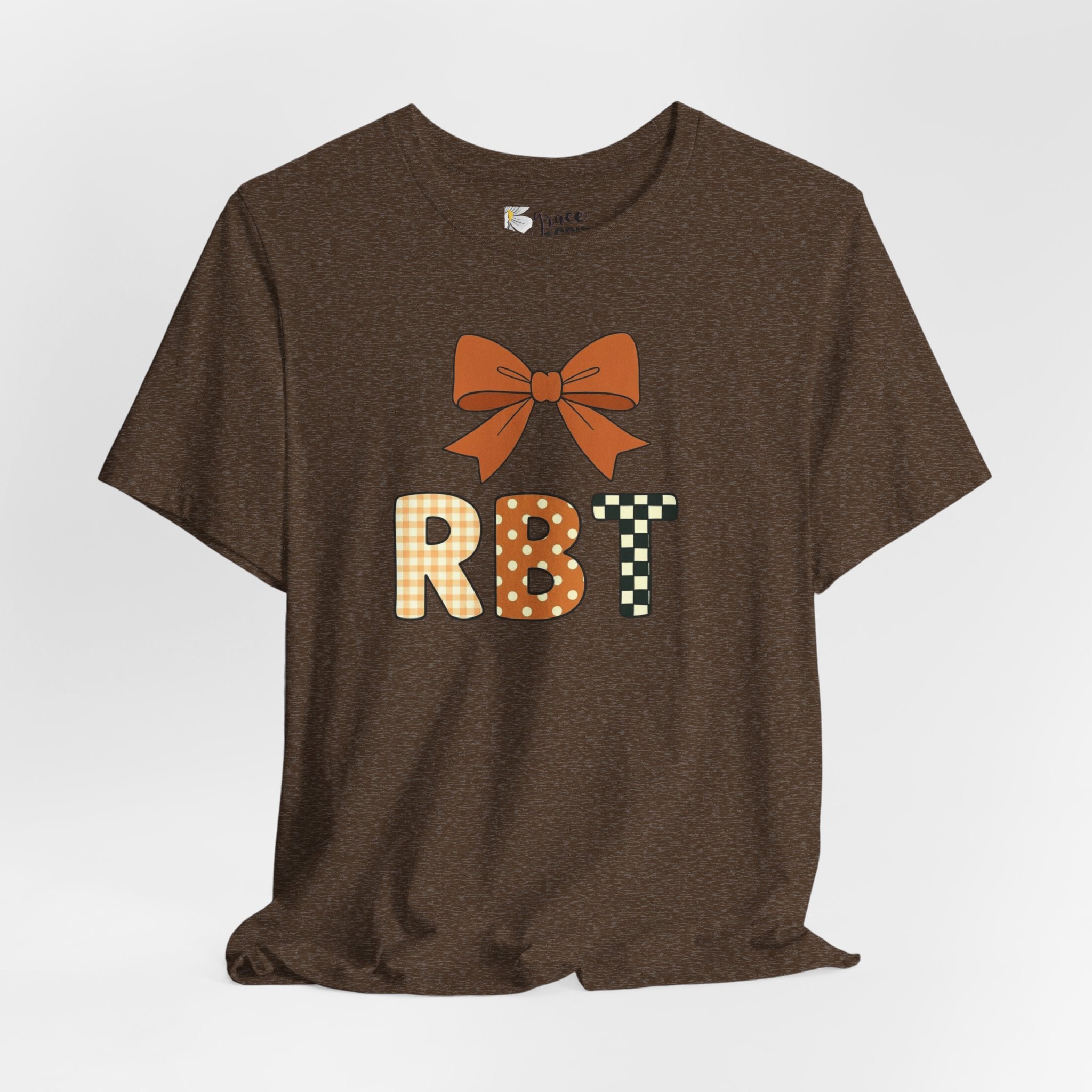 RBT Patch Letters Tee | Bow Monogram Shirt, Checkered & Gingham Initials