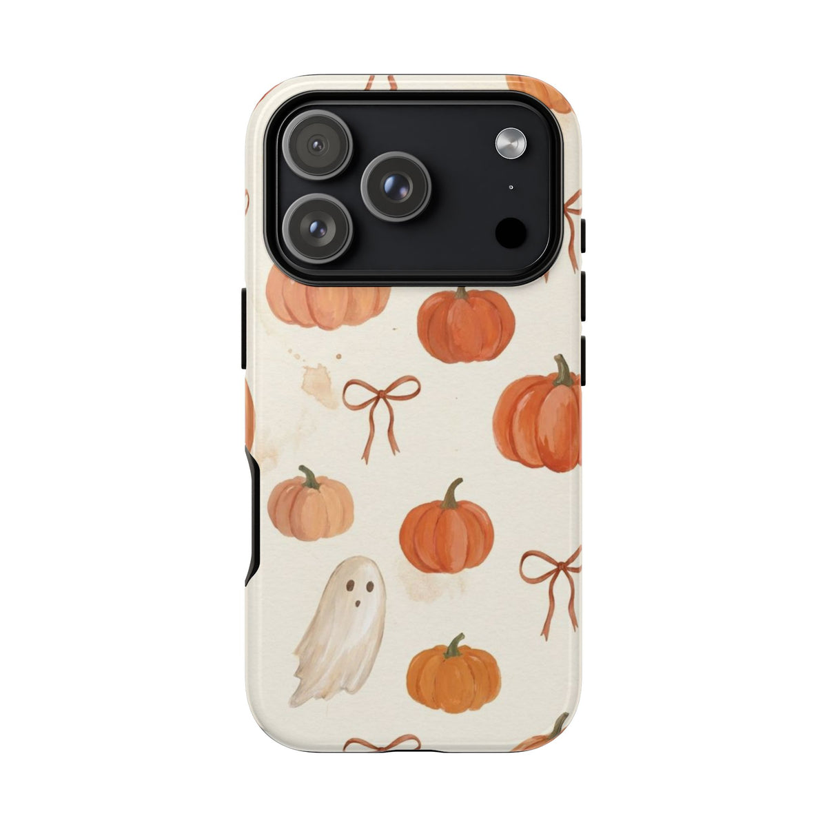 Autumn Pumpkin Ghost Tough Phone Case