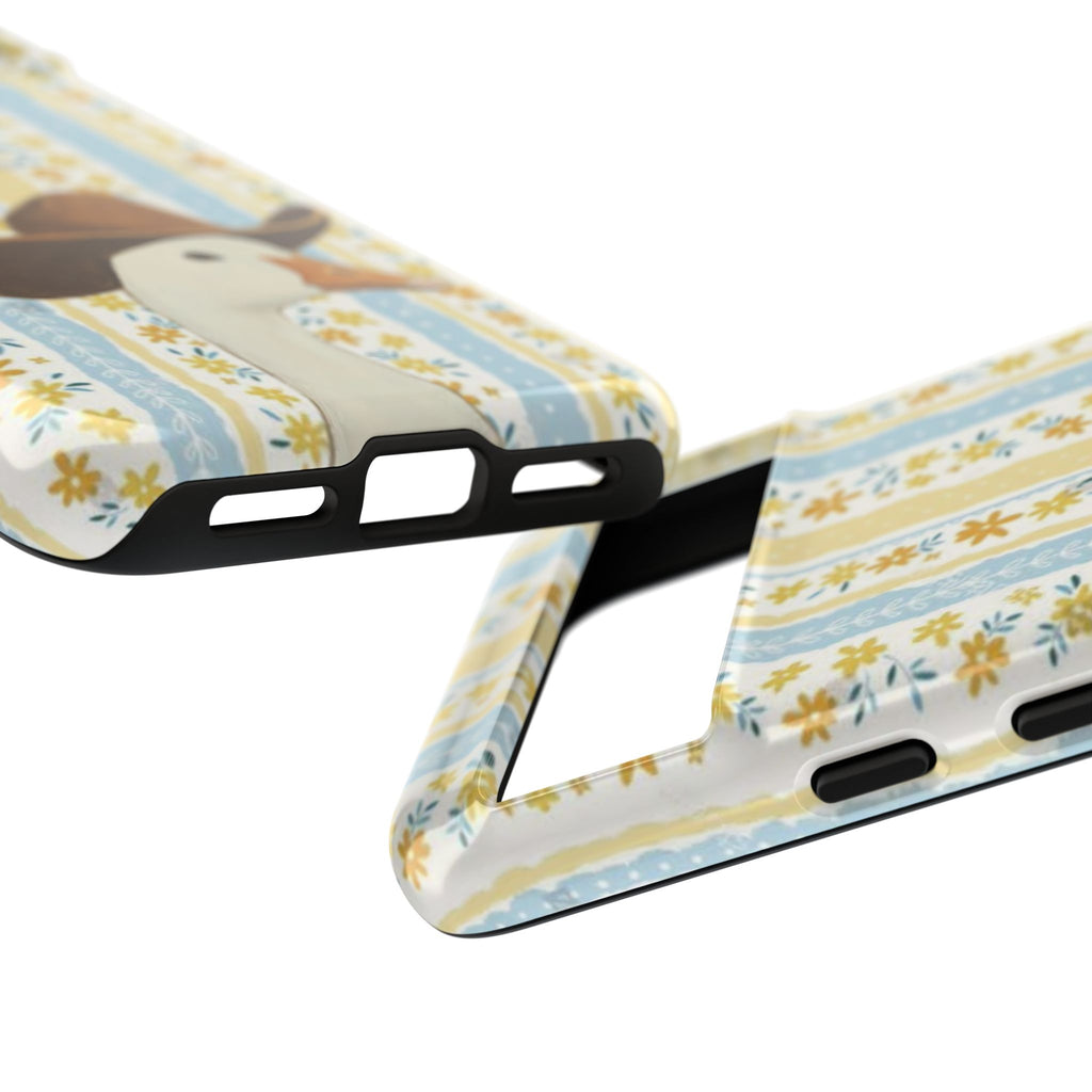 Goose Cowboy Phone Case – Cute Country Floral iPhone Cover