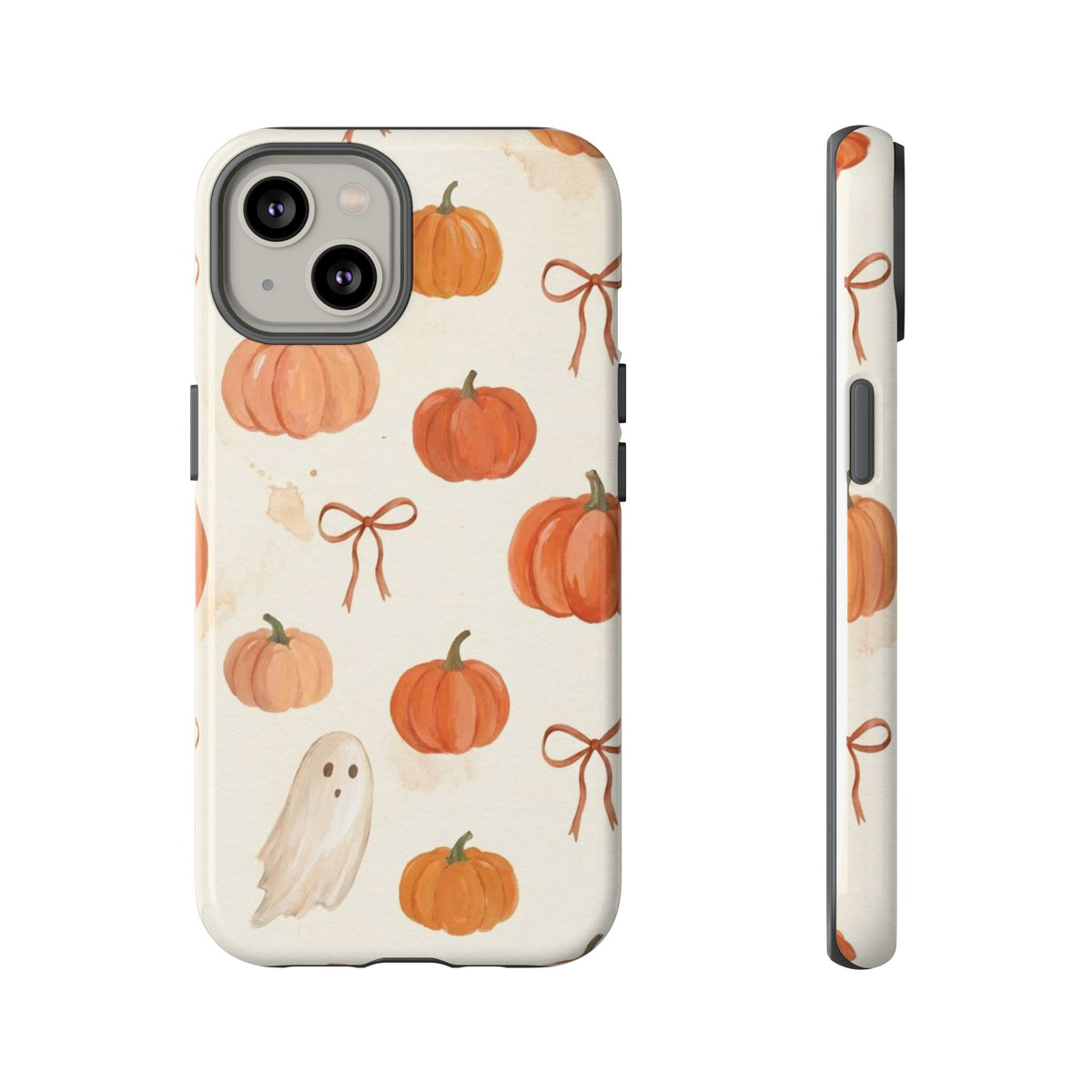 Autumn Pumpkin Ghost Tough Phone Case