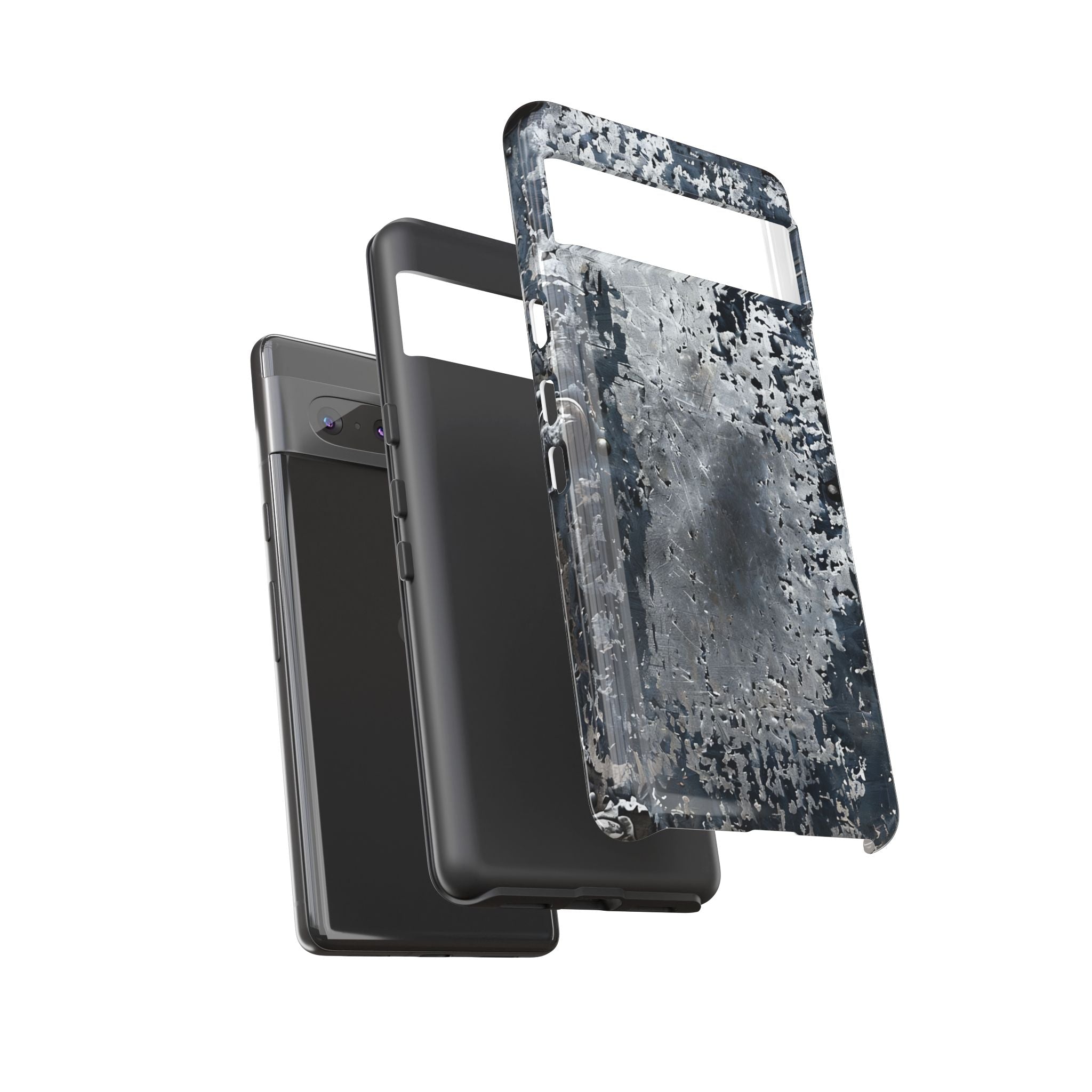 Rugged Rusted Metal Phone Case — Industrial Distressed Armor for iPhone