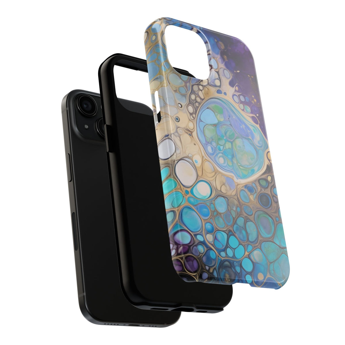 Abstract Ocean Bubble Tough Phone Case