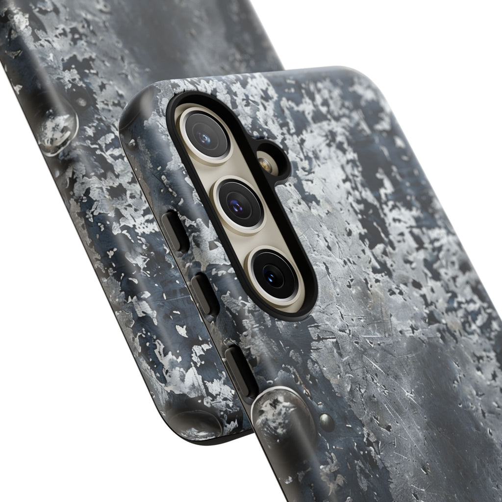 Rugged Rusted Metal Phone Case — Industrial Distressed Armor for iPhone