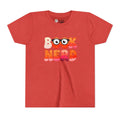 Book Nerd Youth Tee | Cute Retro Bubble Letters with Glasses