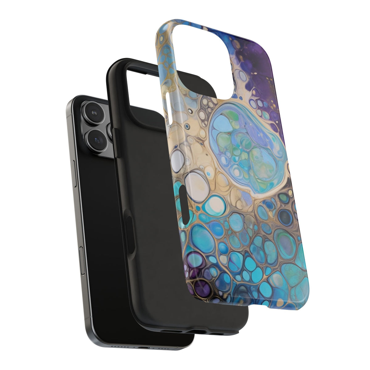 Abstract Ocean Bubble Tough Phone Case