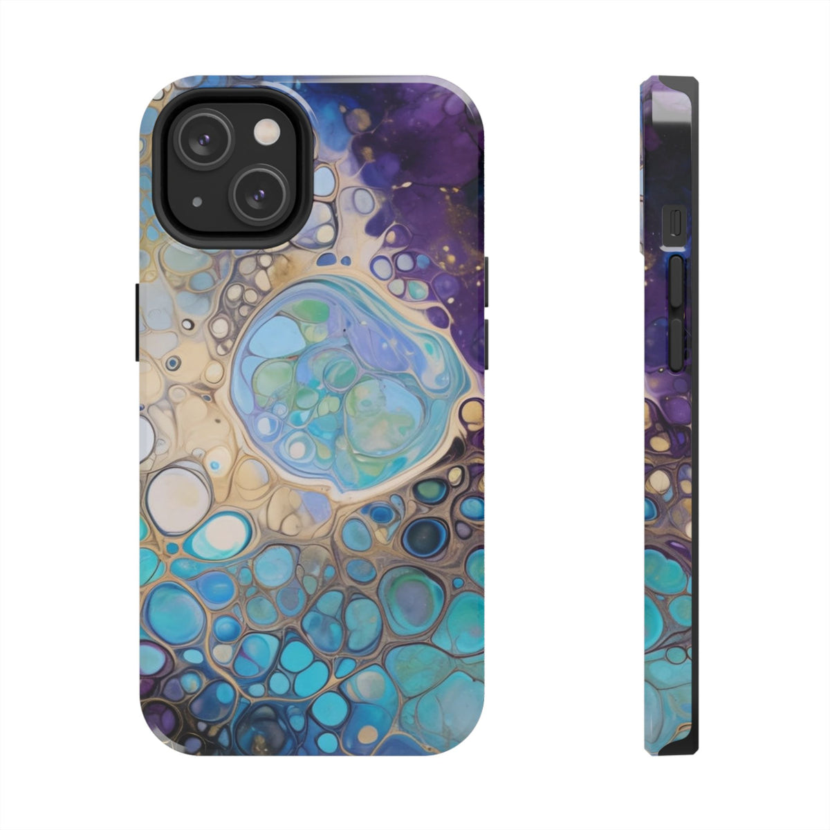 Abstract Ocean Bubble Tough Phone Case