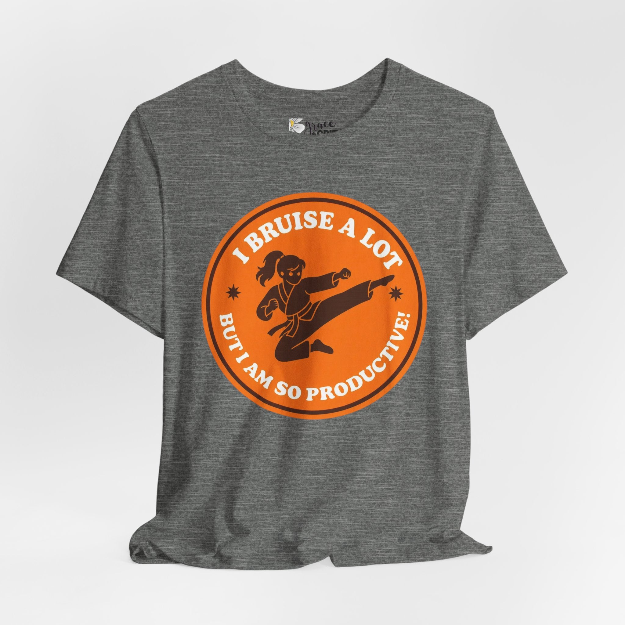 T-Shirt — I Bruise a Lot But I Am So Productive Martial Arts Graphic Tee
