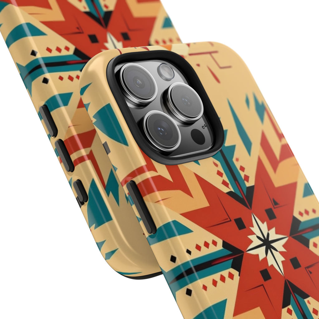 Southwestern Geometric Starburst Tough Phone Case