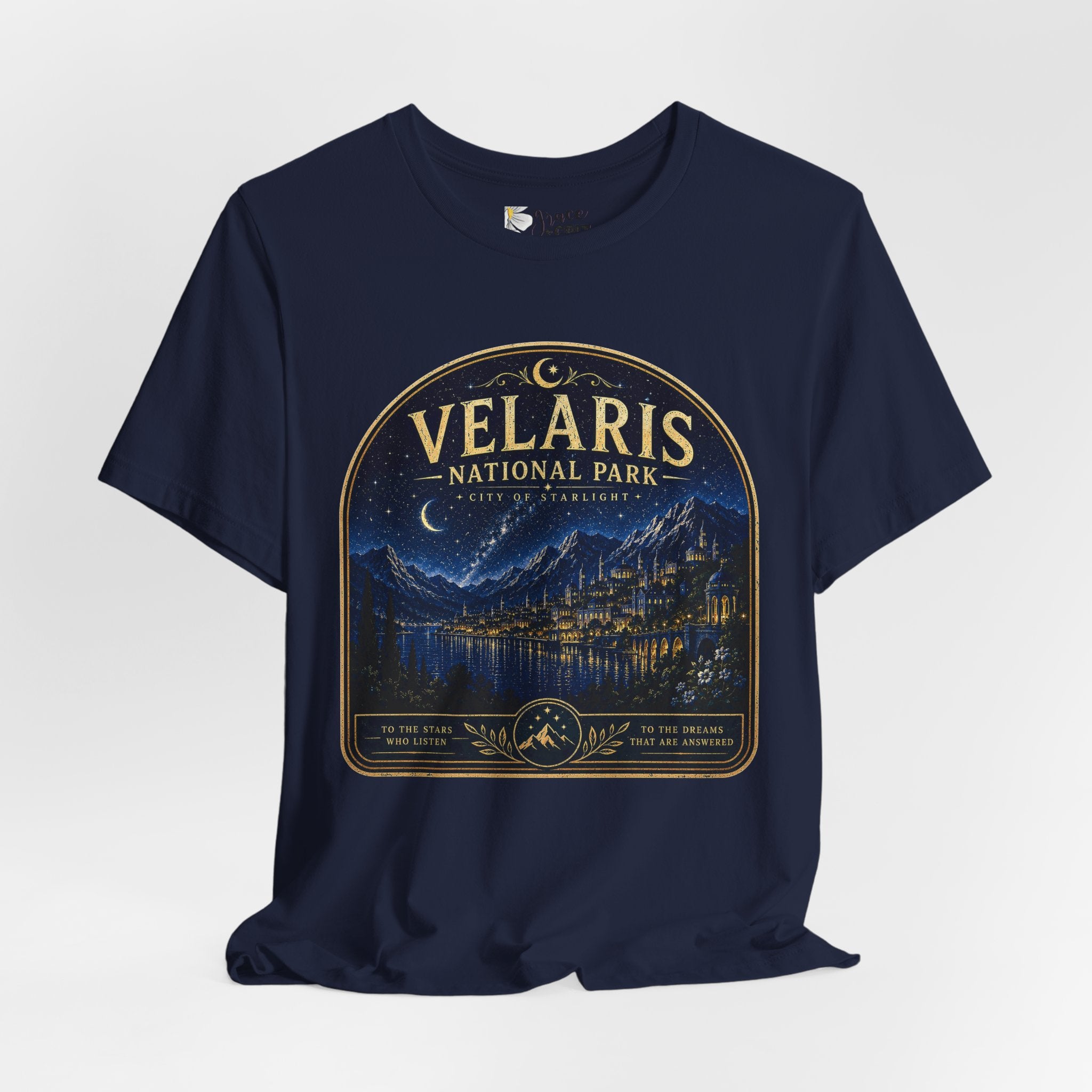 Velaris National Park Tee — Nighttime Cityscape Graphic Shirt