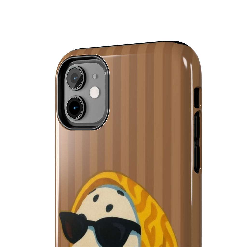 Dalmatian in Scarf Tough Phone Case — Retro Dog Print Protective Cover