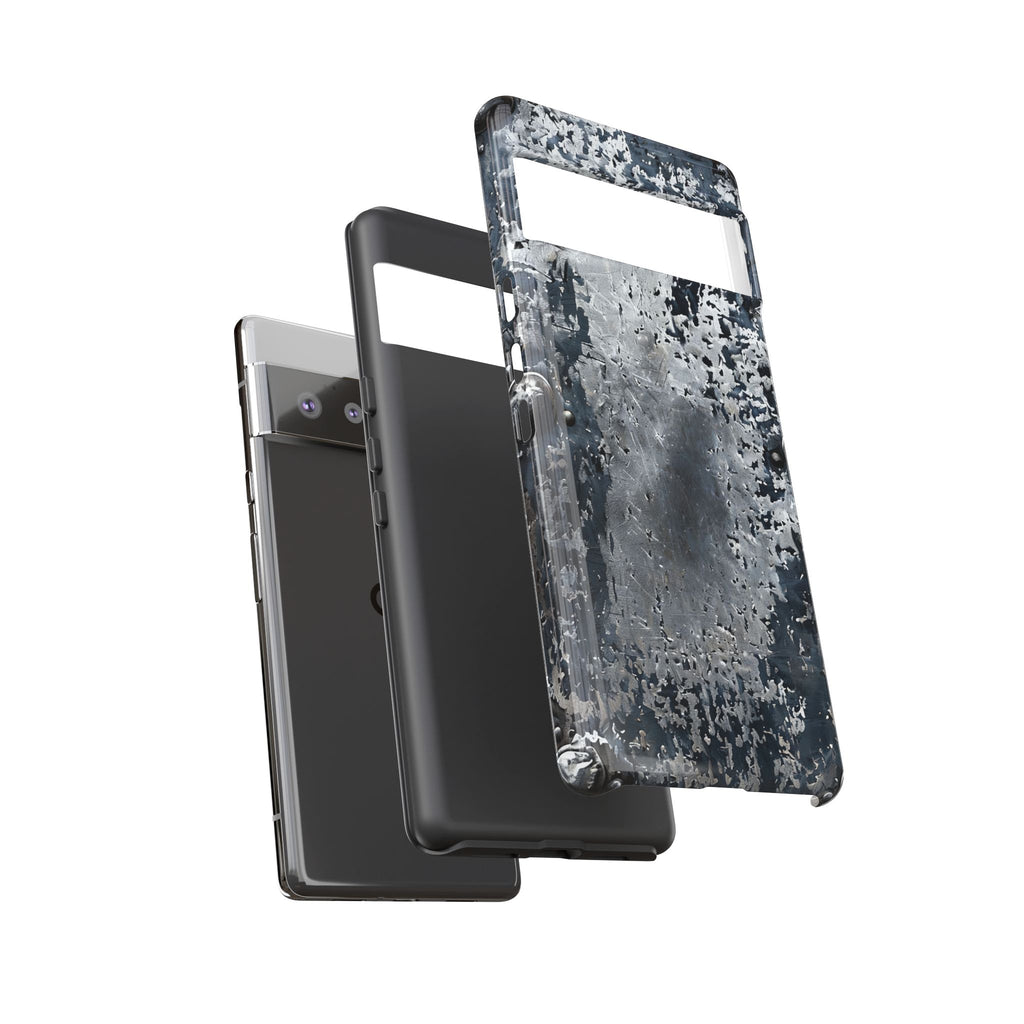 Rugged Rusted Metal Phone Case — Industrial Distressed Armor for iPhone