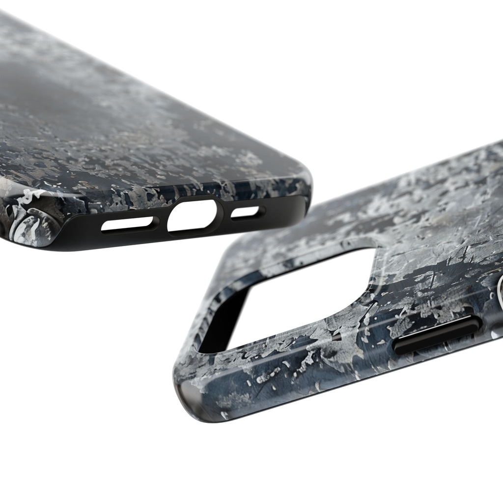 Rugged Distressed Metal Phone Case — Industrial Grunge iPhone Cover