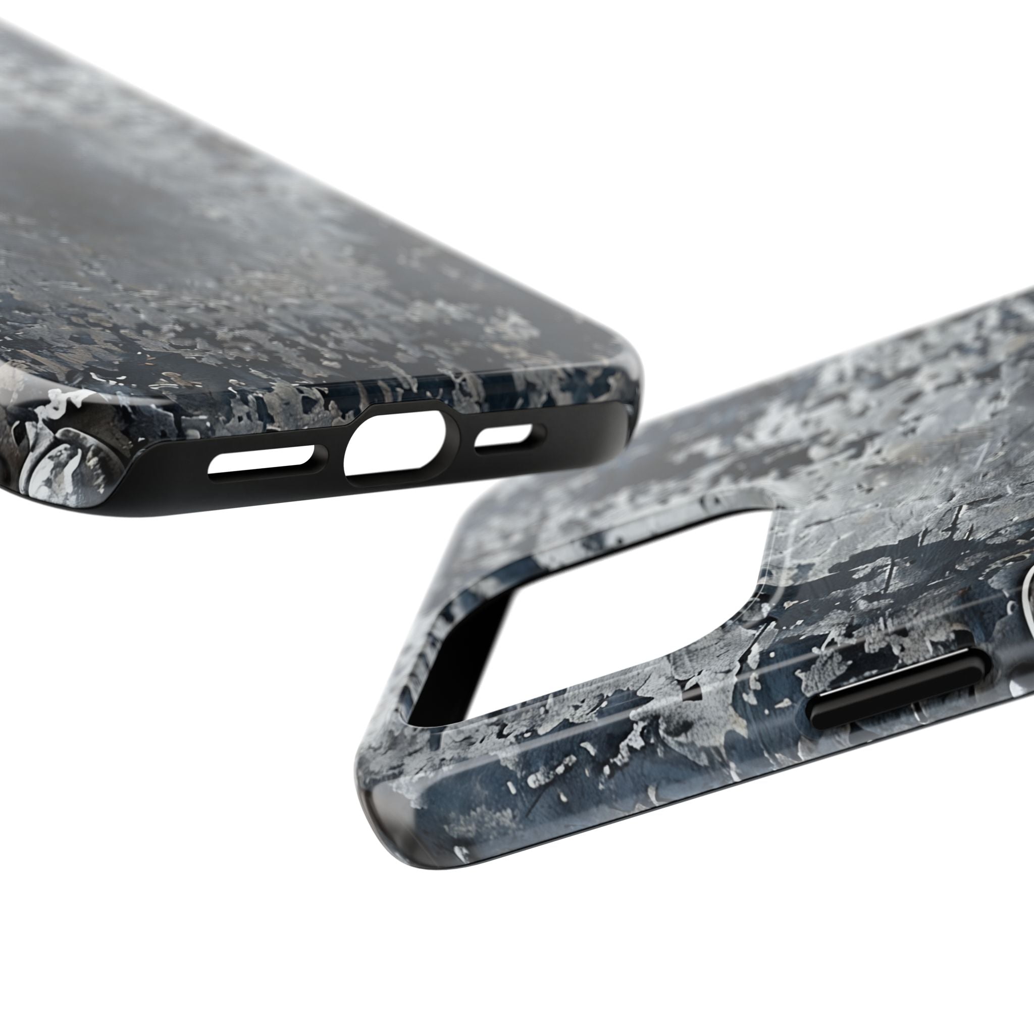 Rugged Distressed Metal Phone Case — Industrial Grunge iPhone Cover