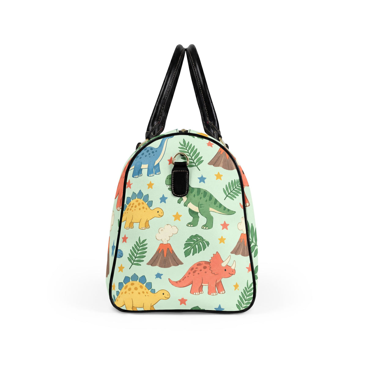 Dinosaur Adventure Faux Leather Travel Bag