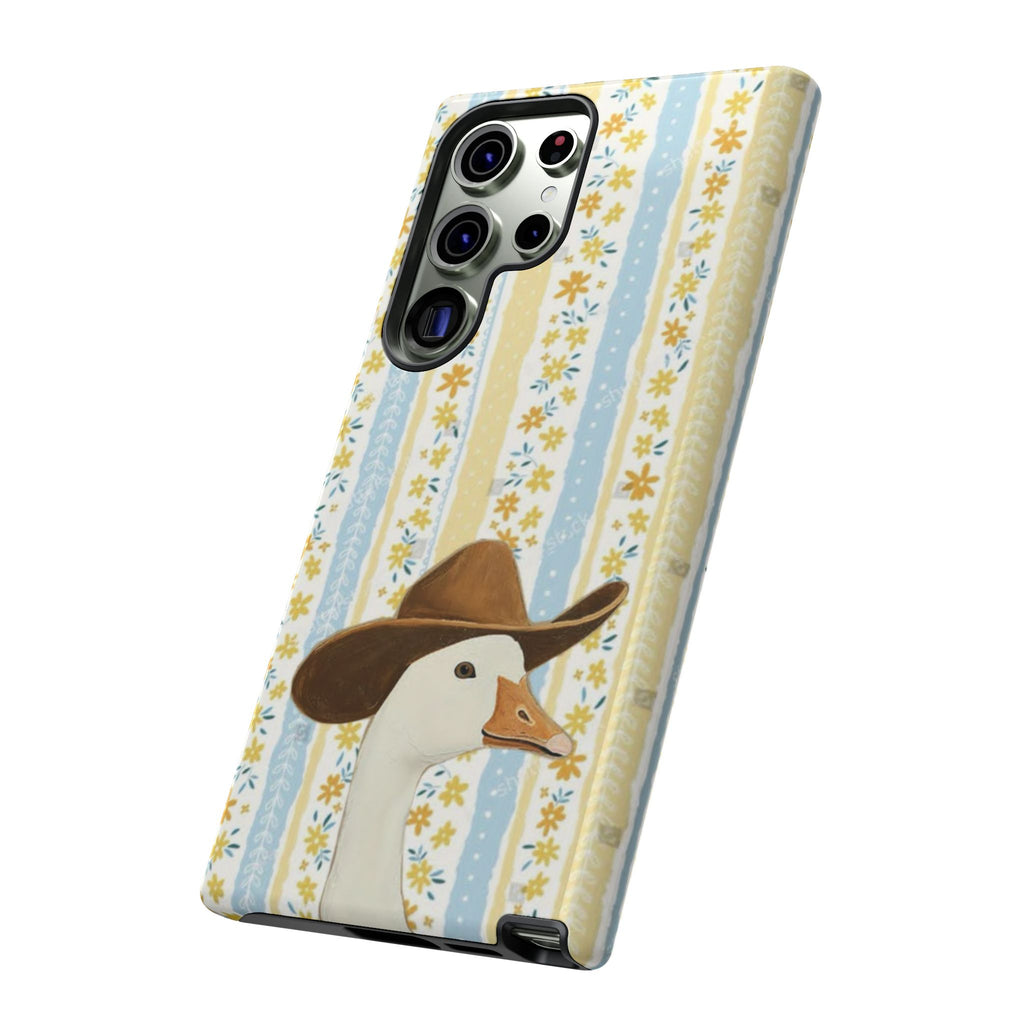 Goose Cowboy Phone Case – Cute Country Floral iPhone Cover