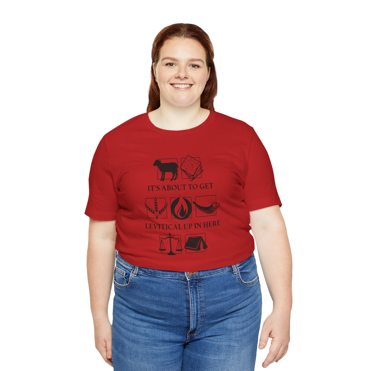 Levitical Up In Here T-Shirt — Funny Bible Symbols Tee