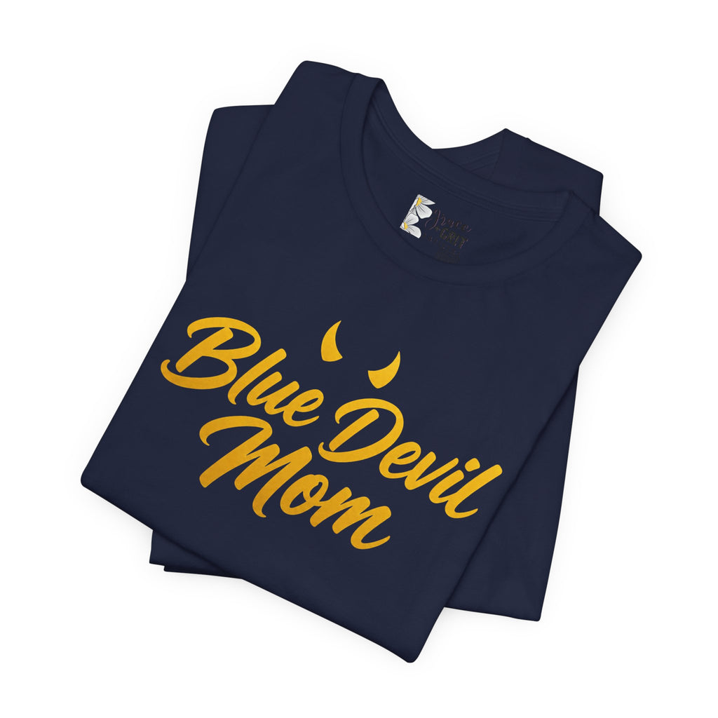 Blue Devil Mom T-Shirt — School Spirit Mom Tee