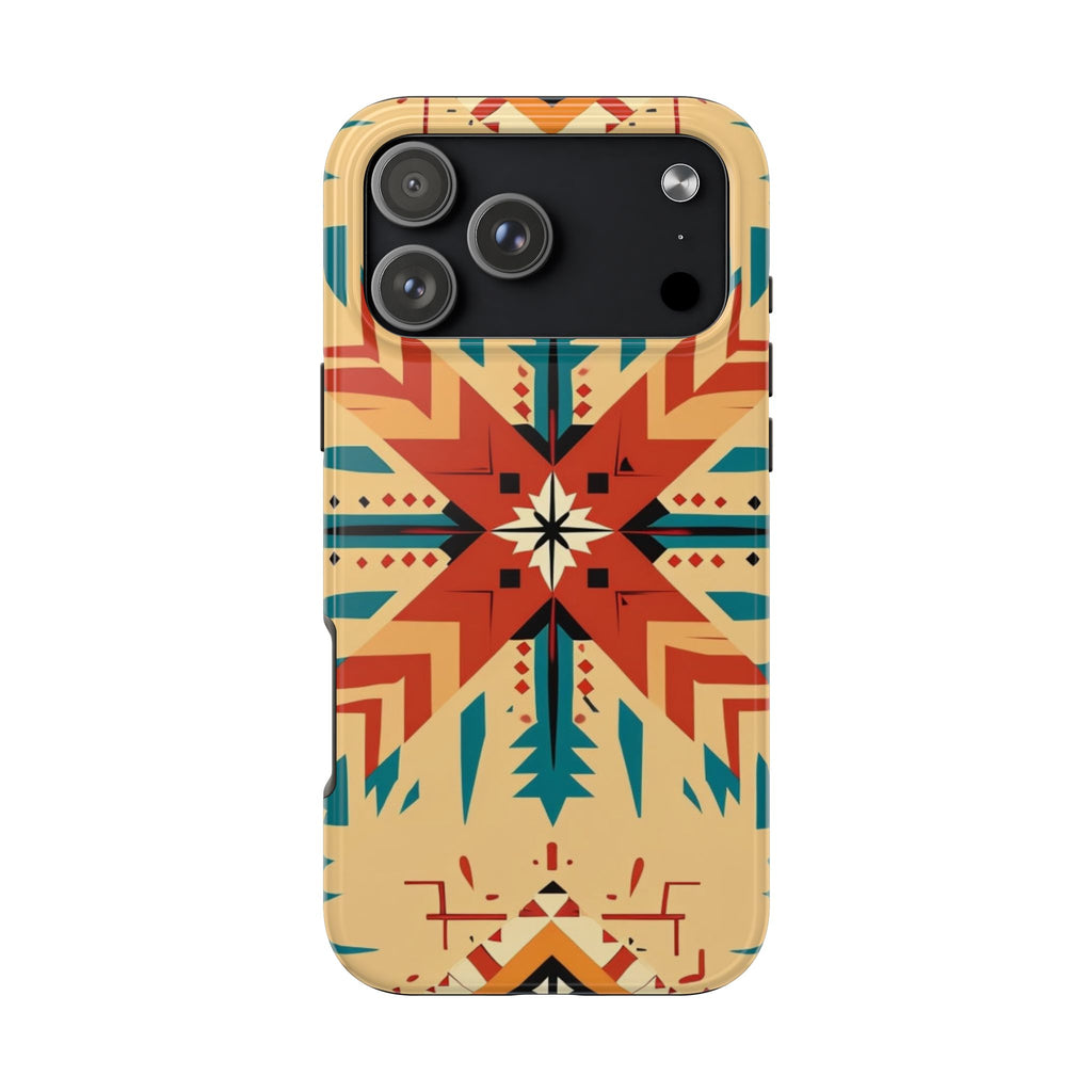 Southwestern Geometric Starburst Tough Phone Case