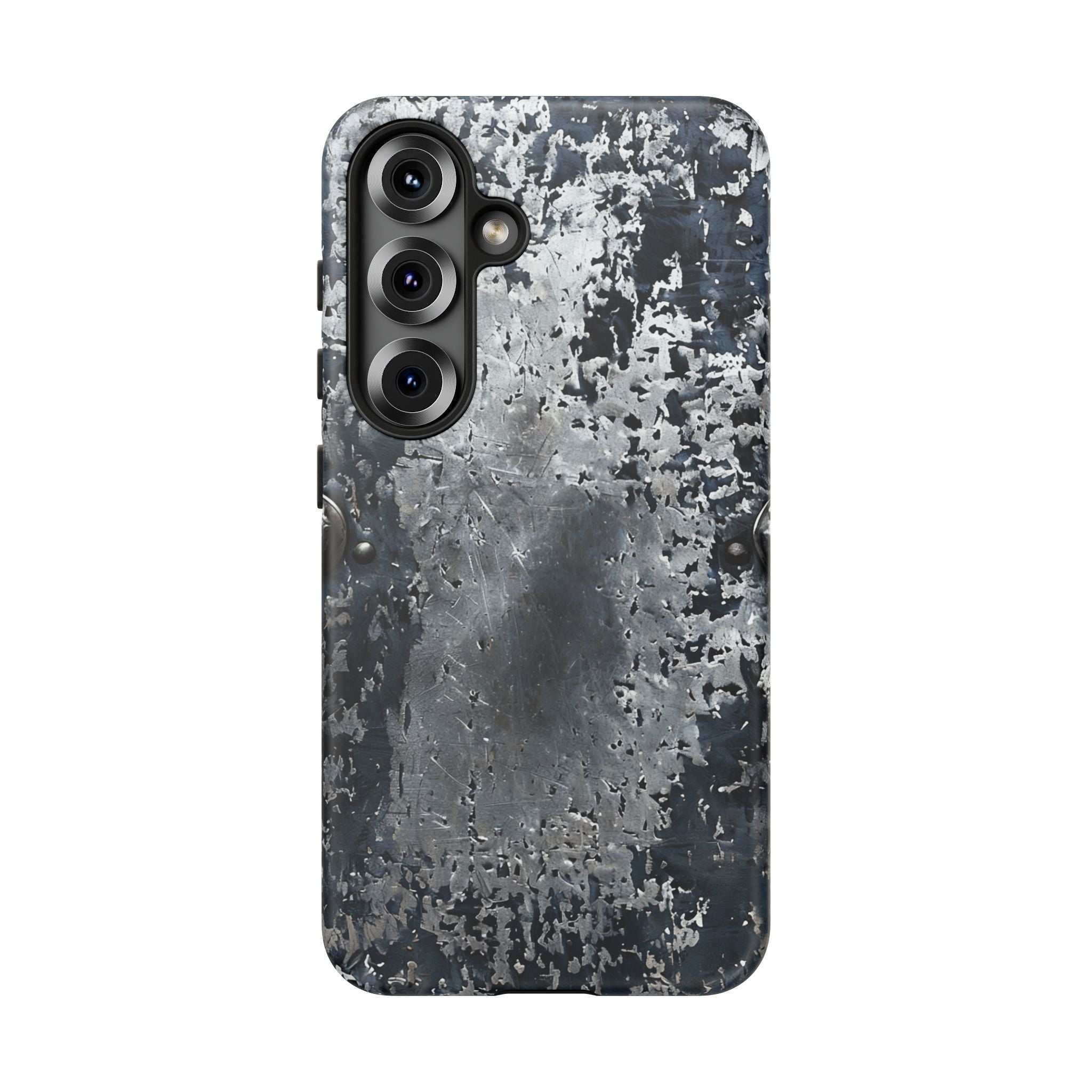 Rugged Rusted Metal Phone Case — Industrial Distressed Armor for iPhone