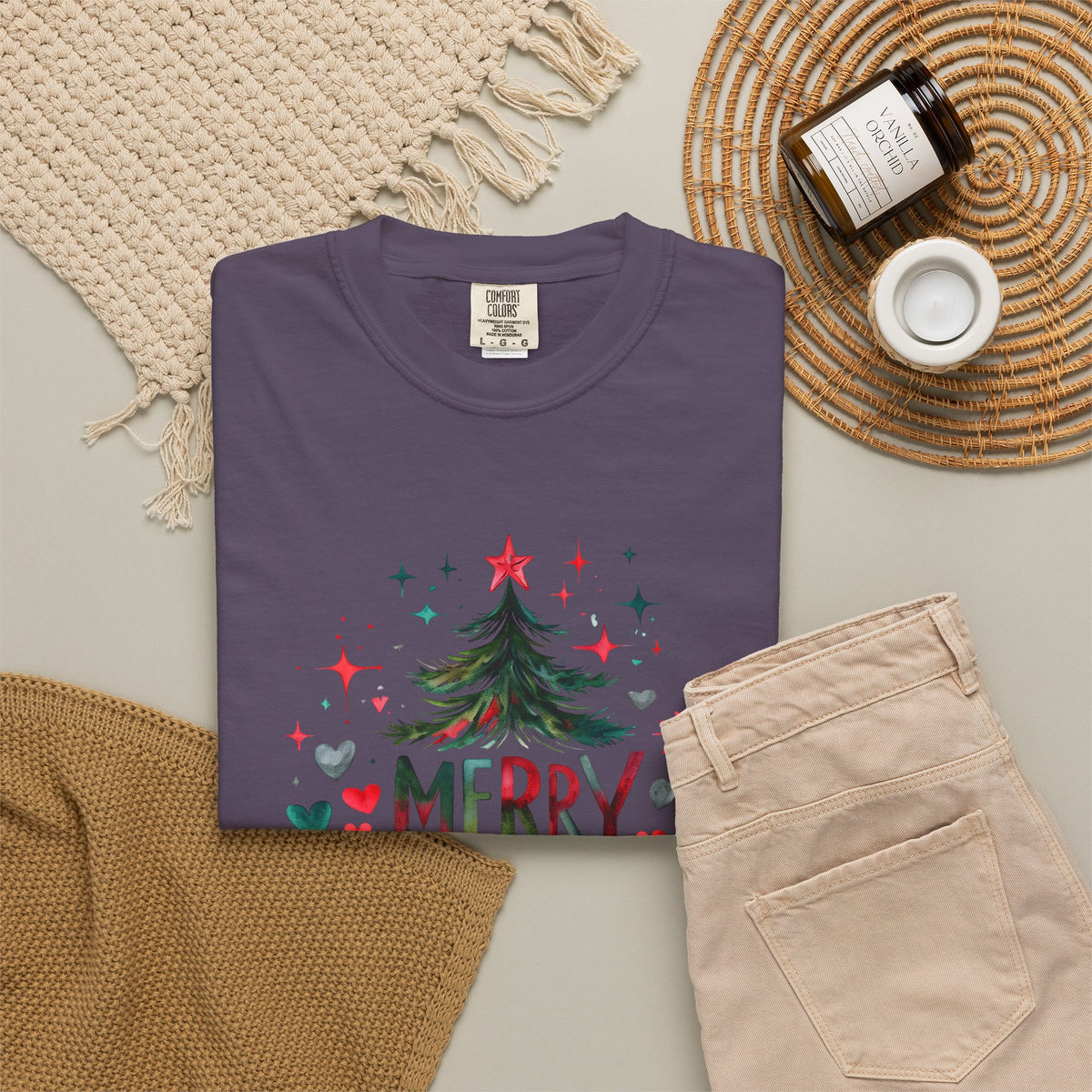Merry Christmas Christmas Tree T-Shirt