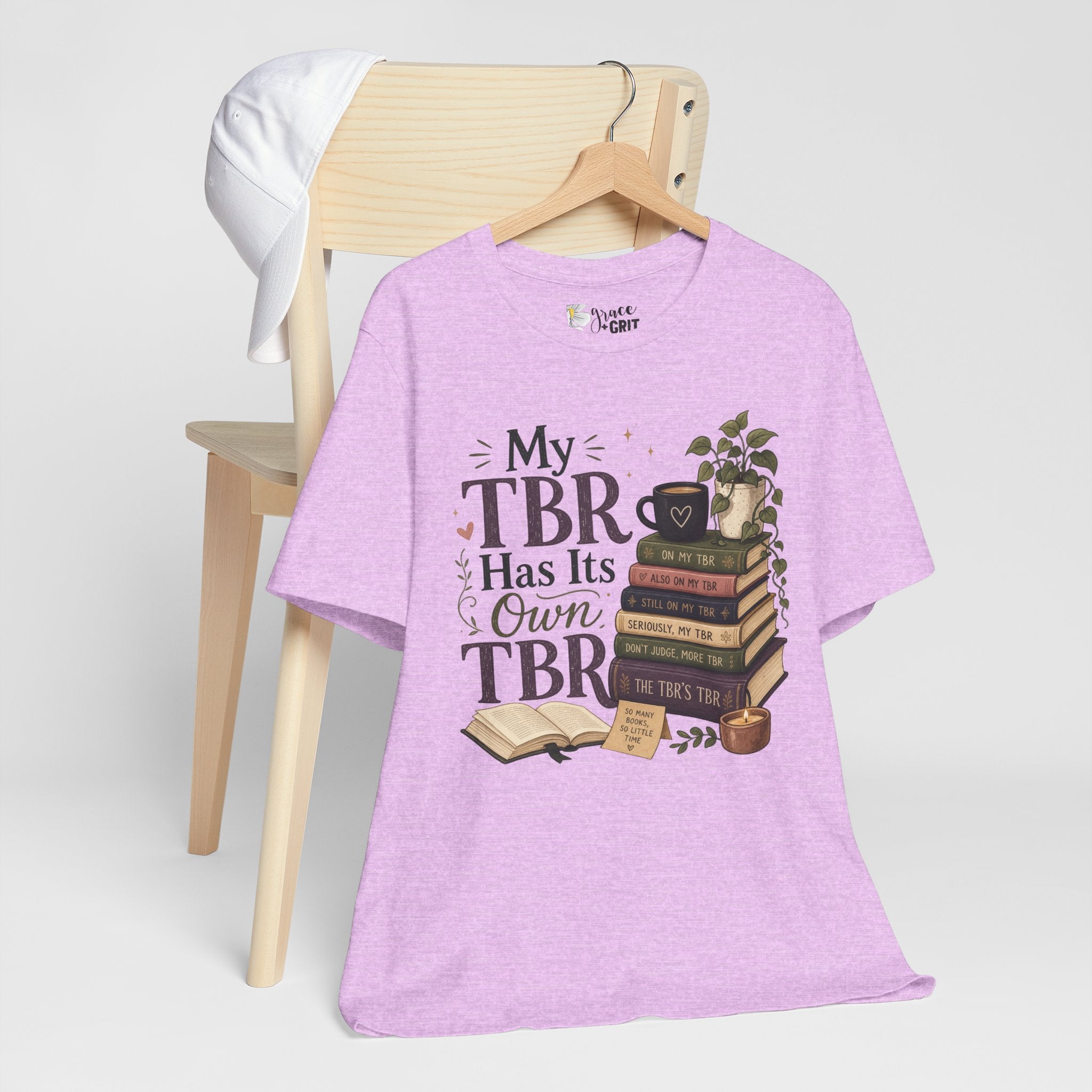 My TBR Has Its Own TBR T-Shirt — Book Lover Reading Stack Tee
