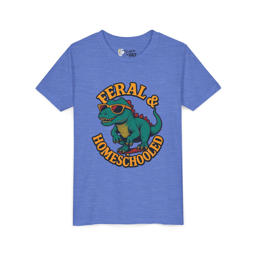 Feral & Homeschooled T-Shirt | Kids Dino Graphic Tee
