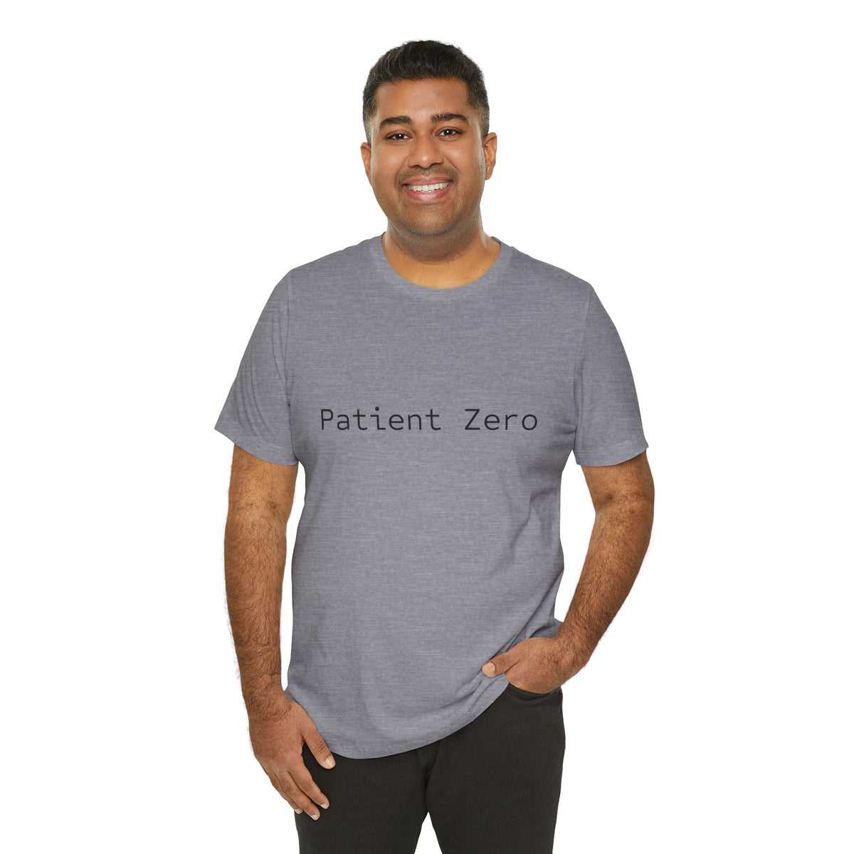Patient Zero T-Shirt — Minimalist Text Tee