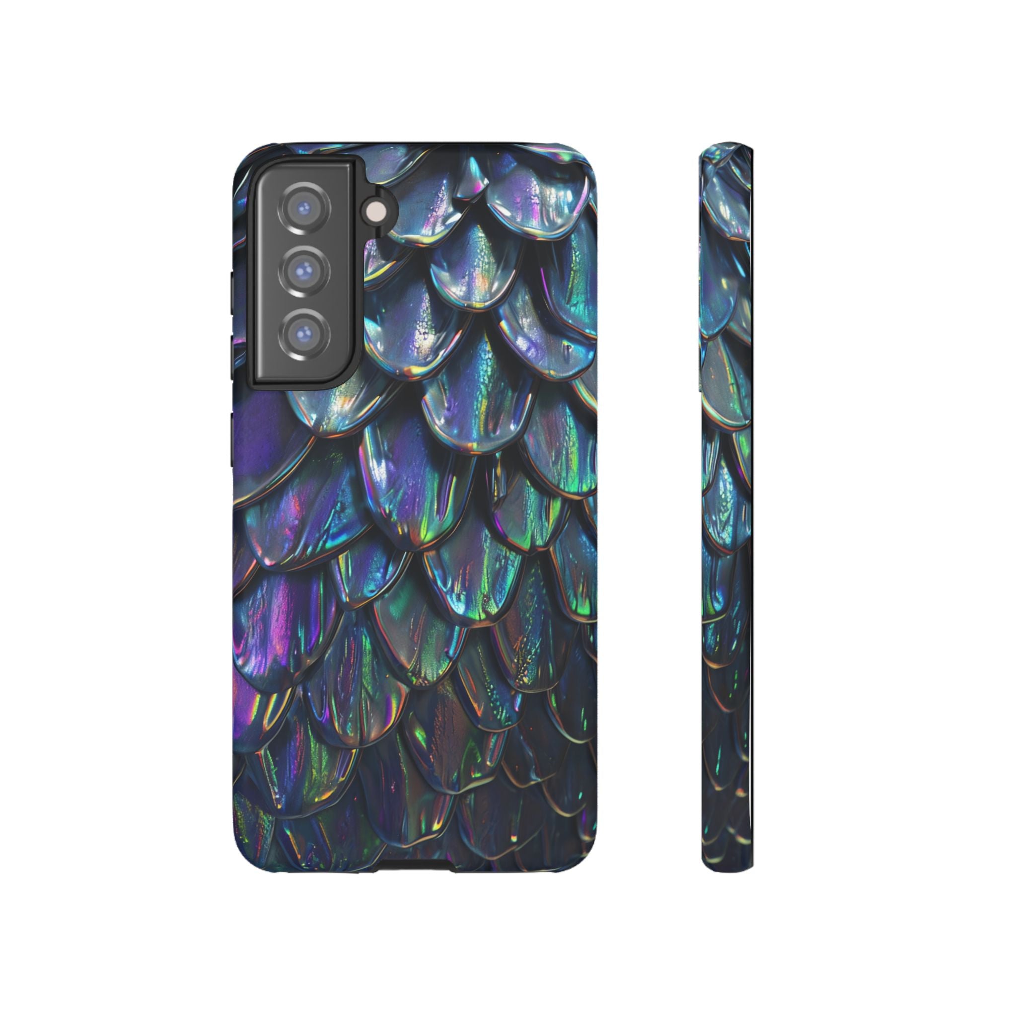 Dragon Scale Phone Case — Iridescent Dragon Scale Tough Case