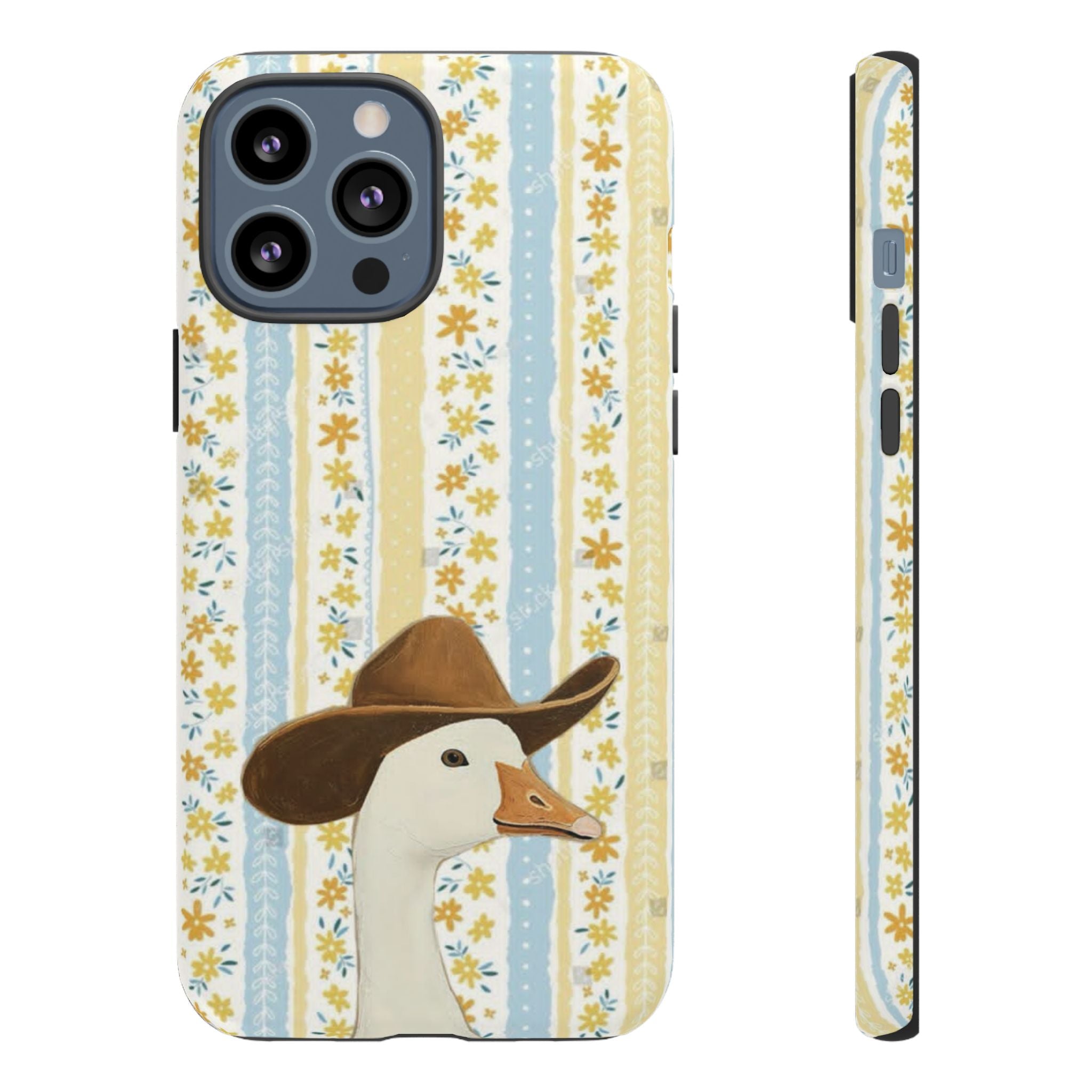 Goose Cowboy Phone Case – Cute Country Floral iPhone Cover