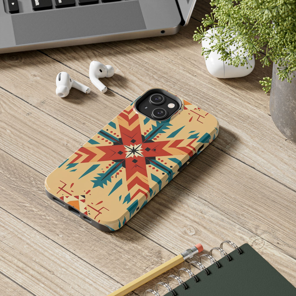 Southwestern Geometric Starburst Tough Phone Case