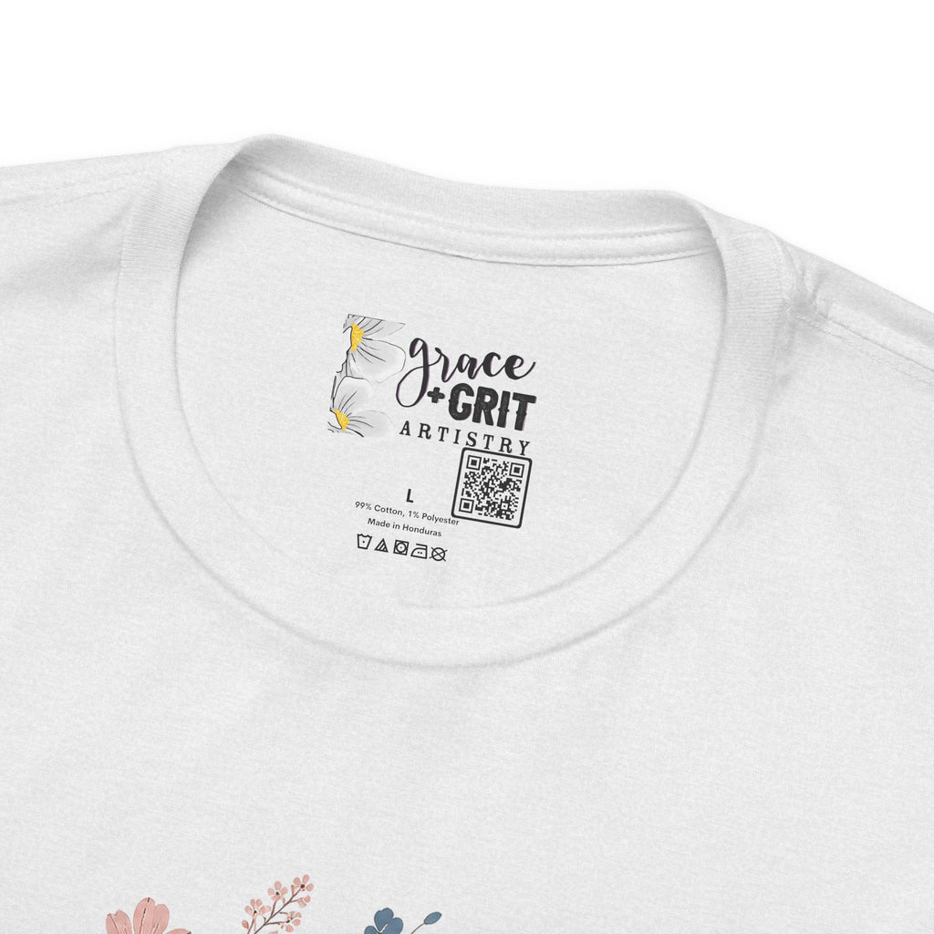 T-Shirt — "Raising Little Disciples" Floral Kids Ministry Tee