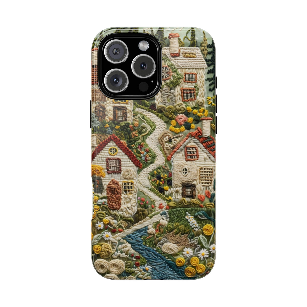 Cottagecore Garden Village Phone Case