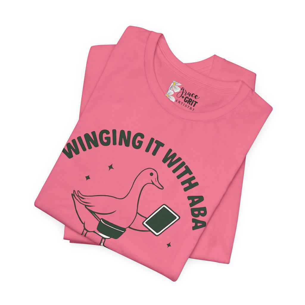 Winging It With ABA Goose Tee | Let's Fly Together T-Shirt