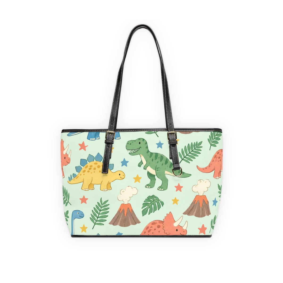 Dinosaur Adventure PU Leather Shoulder Bag for Kids and Dino Lovers