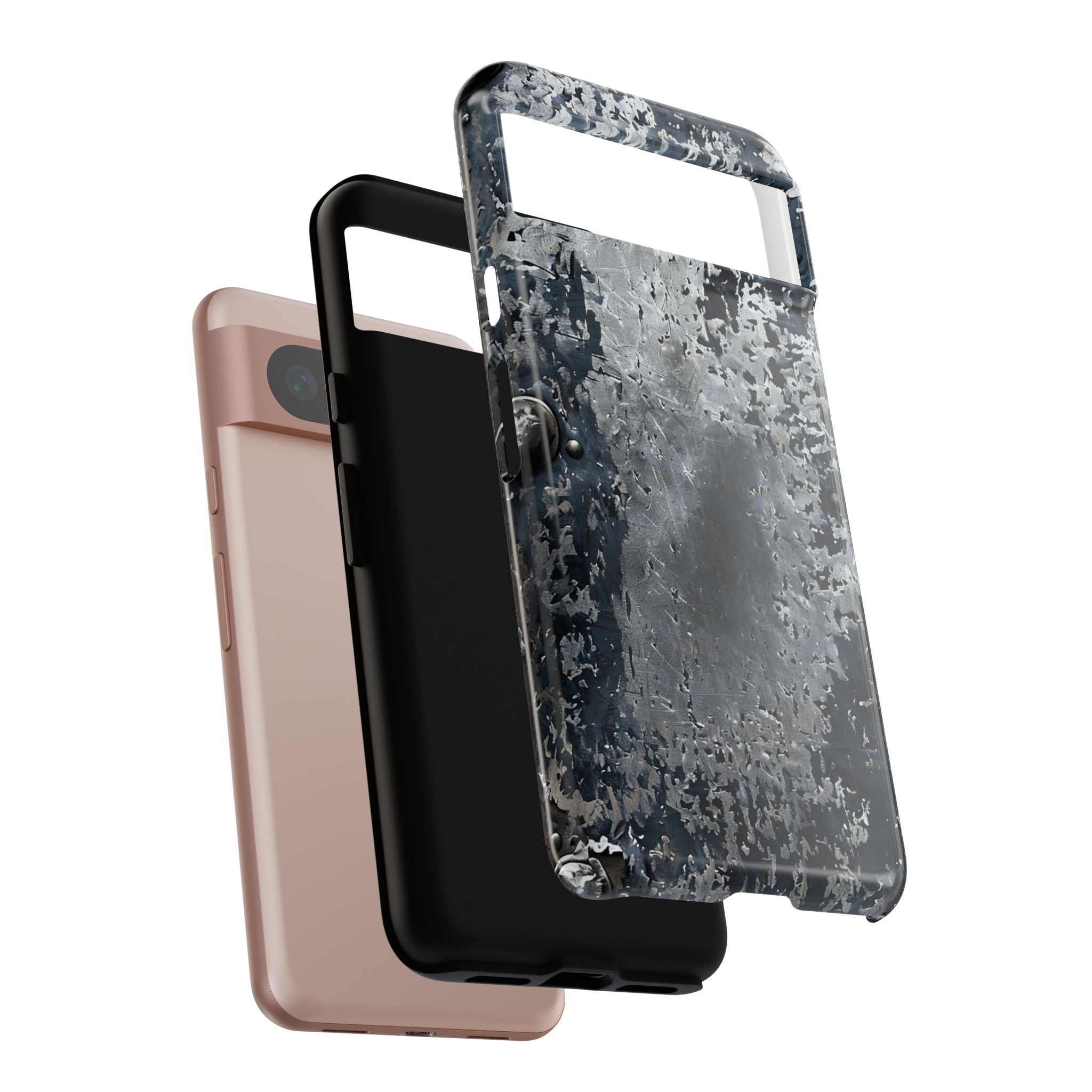 Rugged Rusted Metal Phone Case — Industrial Distressed Armor for iPhone