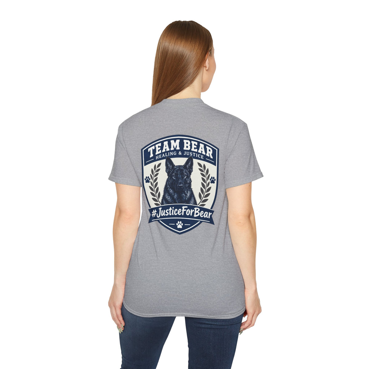 Team Bear #JusticeForBear Animal Advocacy T-Shirt