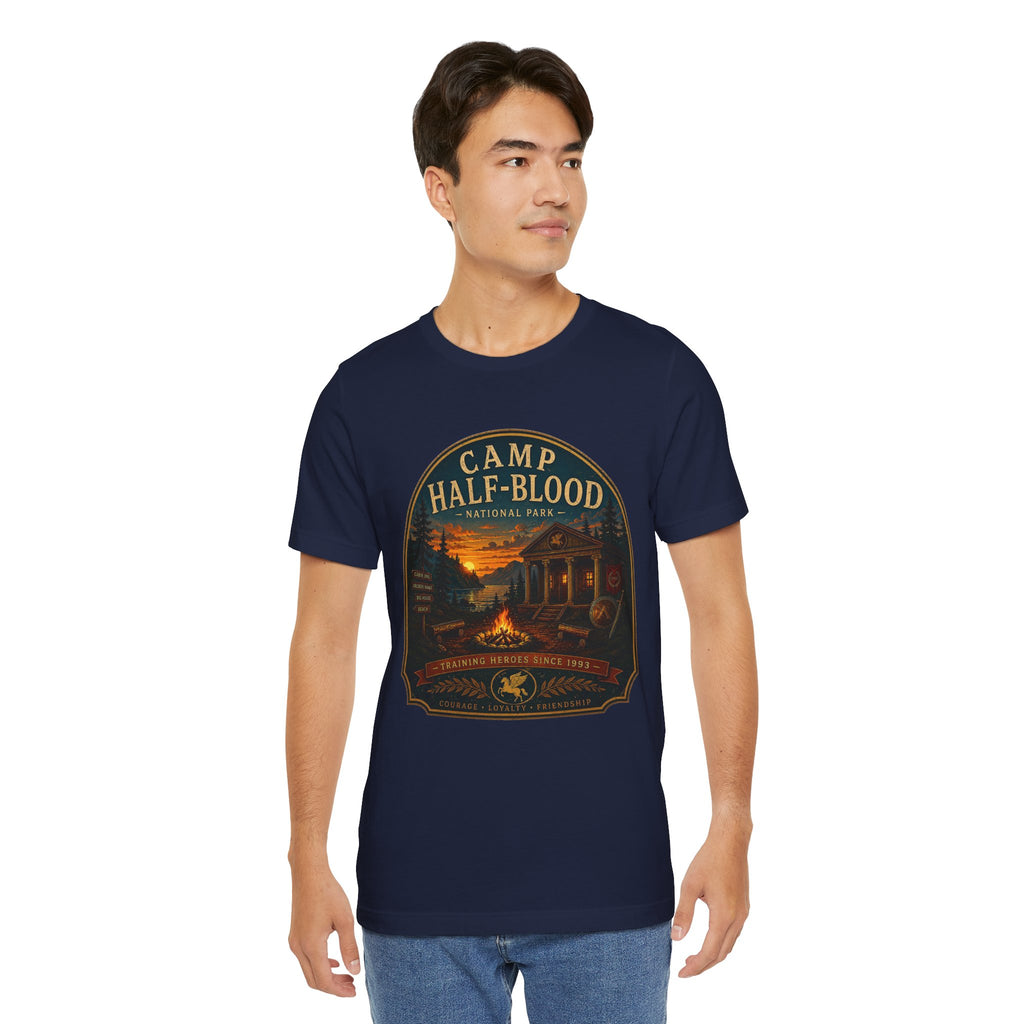 Camp Half-Blood Graphic Tee — Vintage National Park Percy Jackson Shirt