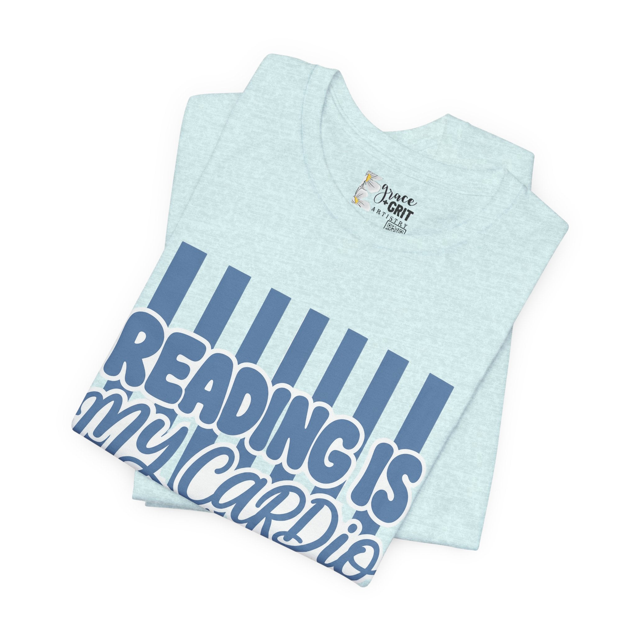 Reading Is My Cardio T‑Shirt — Funny Book Lover Tee