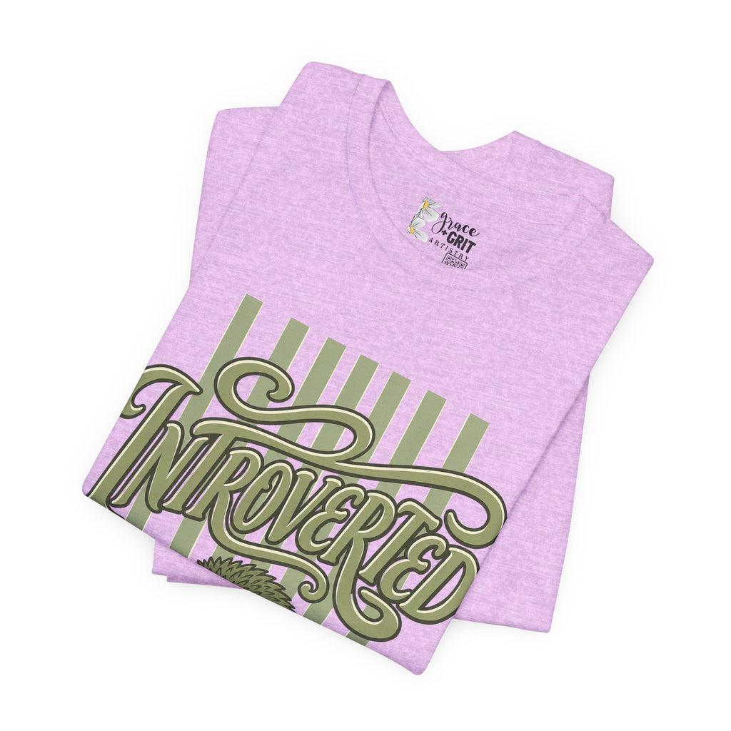 Introverted Hedgehog Tee — Cute Introvert Shirt