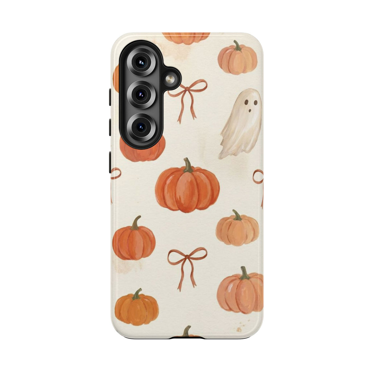 Pumpkin Ghost Phone Case – Cute Halloween Fall Pattern